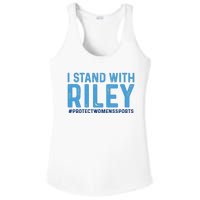 #ProtectWomensSports I Stand With Riley Gaines Ladies PosiCharge Competitor Racerback Tank