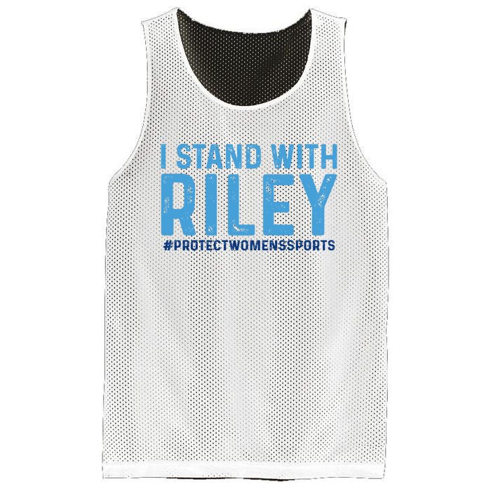 #ProtectWomensSports I Stand With Riley Gaines Mesh Reversible Basketball Jersey Tank