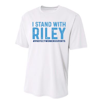 #ProtectWomensSports I Stand With Riley Gaines Performance Sprint T-Shirt