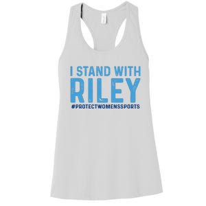 #ProtectWomensSports I Stand With Riley Gaines Women's Racerback Tank