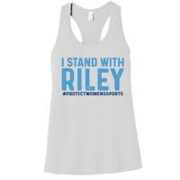 #ProtectWomensSports I Stand With Riley Gaines Women's Racerback Tank