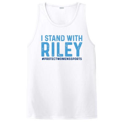 #ProtectWomensSports I Stand With Riley Gaines PosiCharge Competitor Tank