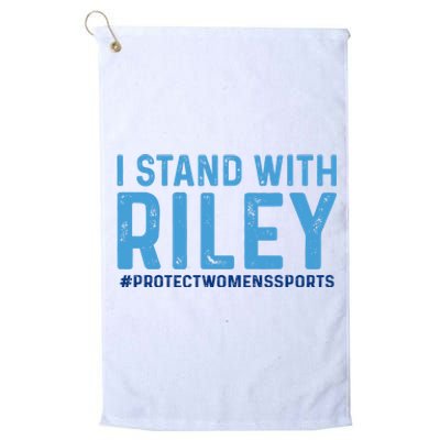 #ProtectWomensSports I Stand With Riley Gaines Platinum Collection Golf Towel