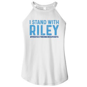 #ProtectWomensSports I Stand With Riley Gaines Women's Perfect Tri Rocker Tank