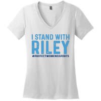 #ProtectWomensSports I Stand With Riley Gaines Women's V-Neck T-Shirt