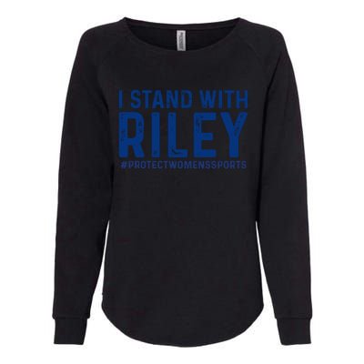 #ProtectWomensSports I Stand With Riley Gaines Womens California Wash Sweatshirt