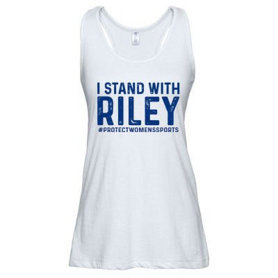 #ProtectWomensSports I Stand With Riley Gaines Ladies Essential Flowy Tank