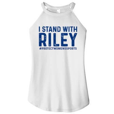 #ProtectWomensSports I Stand With Riley Gaines Women's Perfect Tri Rocker Tank