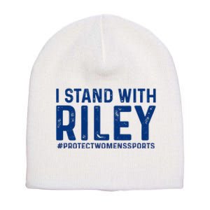 #ProtectWomensSports I Stand With Riley Gaines Short Acrylic Beanie