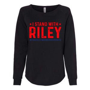 #ProtectWomensSports I Stand With Riley Gaines Womens California Wash Sweatshirt