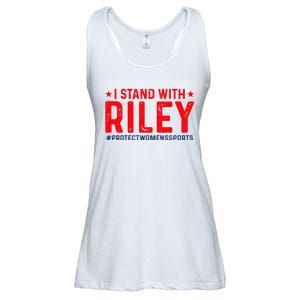 #ProtectWomensSports I Stand With Riley Gaines Ladies Essential Flowy Tank