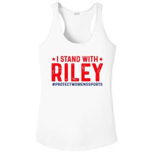 #ProtectWomensSports I Stand With Riley Gaines Ladies PosiCharge Competitor Racerback Tank