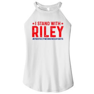 #ProtectWomensSports I Stand With Riley Gaines Women's Perfect Tri Rocker Tank