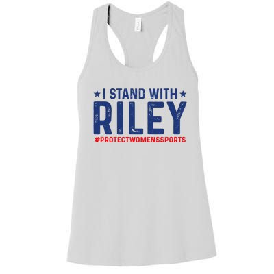 #ProtectWomensSports I Stand With Riley Gaines Women's Racerback Tank