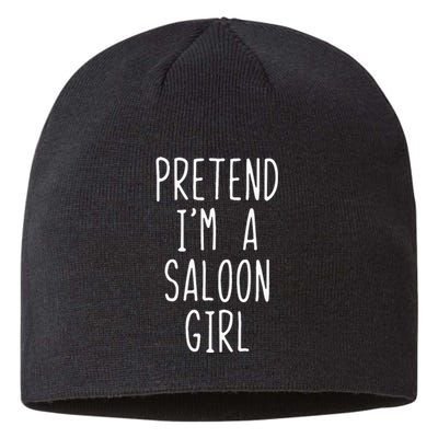 Pretend IM Saloon Girl Costume Halloween Lazy Easy Western Sustainable Beanie