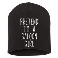 Pretend IM Saloon Girl Costume Halloween Lazy Easy Western Short Acrylic Beanie