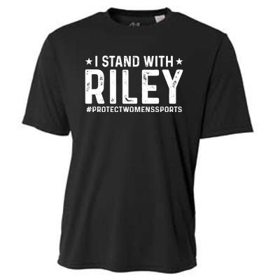 #ProtectWomensSports I Stand With Riley Gaines Cooling Performance Crew T-Shirt