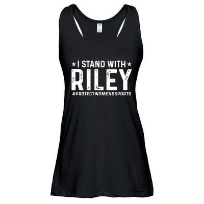 #ProtectWomensSports I Stand With Riley Gaines Ladies Essential Flowy Tank