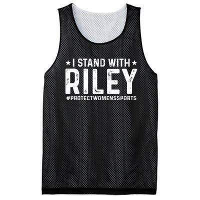 #ProtectWomensSports I Stand With Riley Gaines Mesh Reversible Basketball Jersey Tank