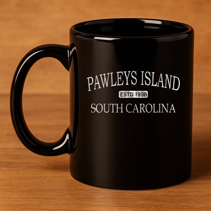 Pawleys Island South Carolina SC 11oz C Handle Ceramic Mug