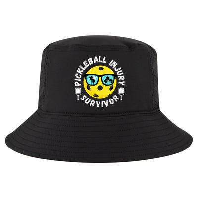 Pickleball Injury Survivor Dink Player Paddleball Team Cool Comfort Performance Bucket Hat