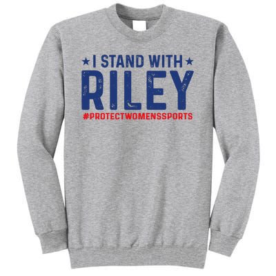 #ProtectWomensSports I Stand With Riley Gaines Tall Sweatshirt