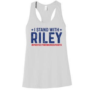 #ProtectWomensSports I Stand With Riley Gaines Women's Racerback Tank