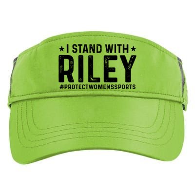 #ProtectWomensSports I Stand With Riley Gaines Adult Drive Performance Visor