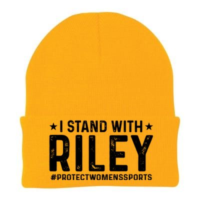 #ProtectWomensSports I Stand With Riley Gaines Knit Cap Winter Beanie