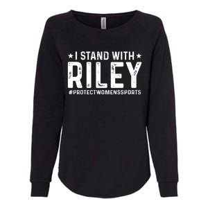 #ProtectWomensSports I Stand With Riley Gaines Womens California Wash Sweatshirt