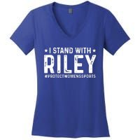 #ProtectWomensSports I Stand With Riley Gaines Women's V-Neck T-Shirt