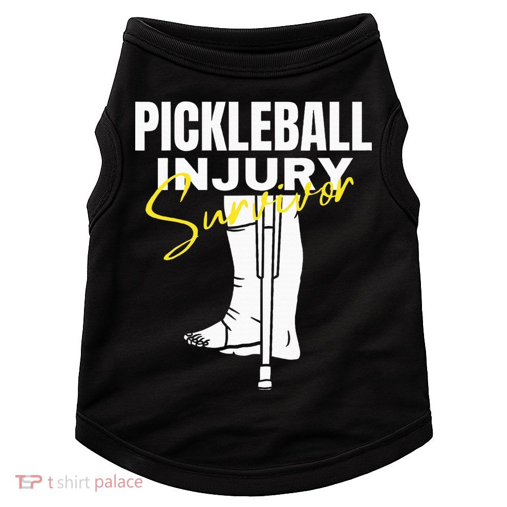 Pickleball Injury Survivor Funny Dink Player Team Paddleball Doggie Tank