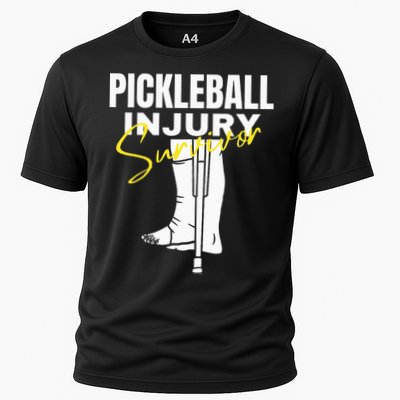 Pickleball Injury Survivor Funny Dink Player Team Paddleball Performance Shirt