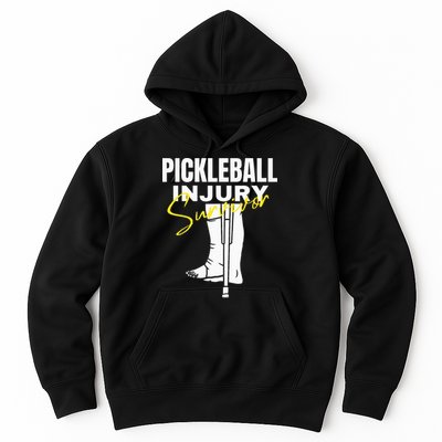 Pickleball Injury Survivor Funny Dink Player Team Paddleball Hoodie