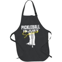 Pickleball Injury Survivor Funny Dink Player Team Paddleball Apron