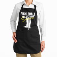 Pickleball Injury Survivor Funny Dink Player Team Paddleball Apron