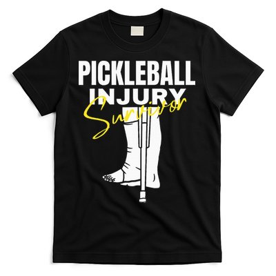 Pickleball Injury Survivor Funny Dink Player Team Paddleball T-Shirt