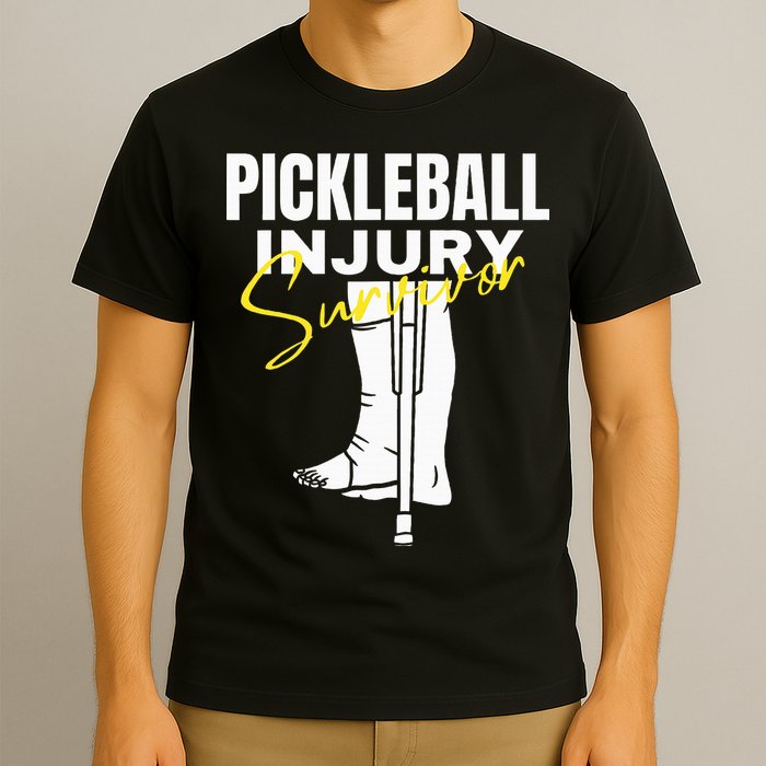 Pickleball Injury Survivor Funny Dink Player Team Paddleball T-Shirt