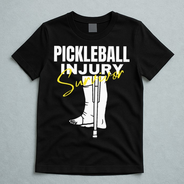 Pickleball Injury Survivor Funny Dink Player Team Paddleball T-Shirt