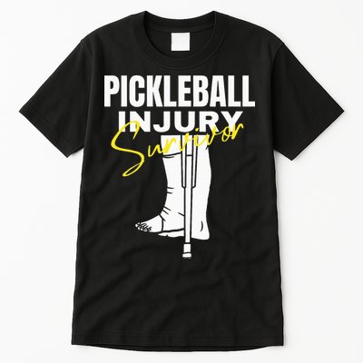 Pickleball Injury Survivor Funny Dink Player Team Paddleball Tall T-Shirt