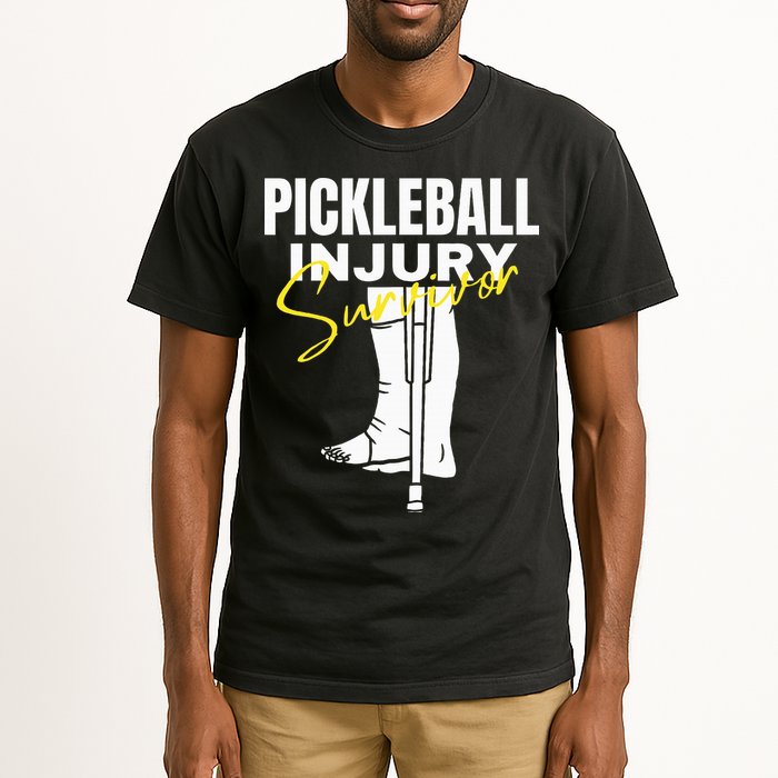 Pickleball Injury Survivor Funny Dink Player Team Paddleball Tall T-Shirt