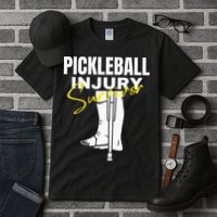Pickleball Injury Survivor Funny Dink Player Team Paddleball Tall T-Shirt