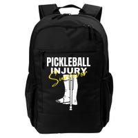 Pickleball Injury Survivor Funny Dink Player Team Paddleball Backpack