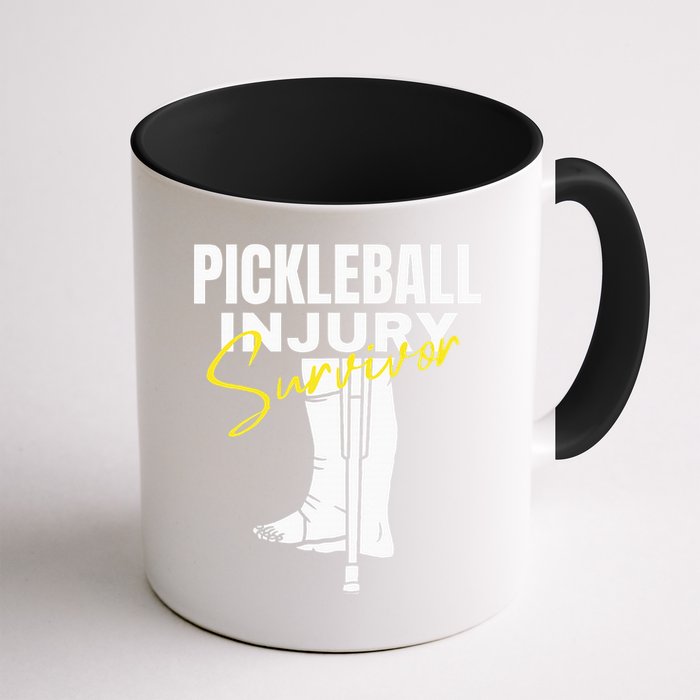 Pickleball Injury Survivor Funny Dink Player Team Paddleball Mug