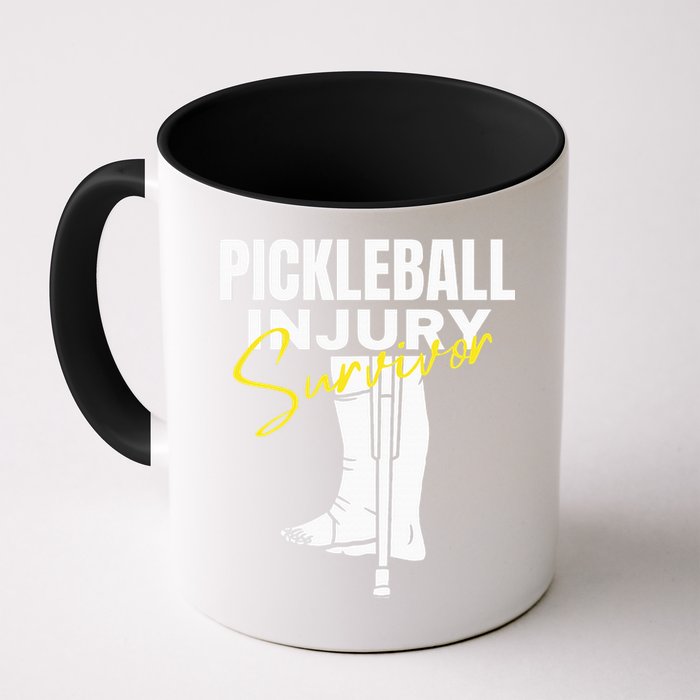 Pickleball Injury Survivor Funny Dink Player Team Paddleball Mug