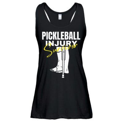 Pickleball Injury Survivor Funny Dink Player Team Paddleball Ladies Essential Flowy Tank