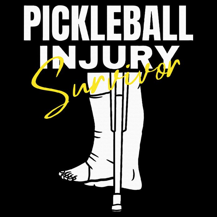 Pickleball Injury Survivor Funny Dink Player Team Paddleball 16 in Basic Backpack