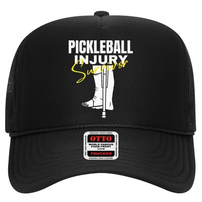 Pickleball Injury Survivor Funny Dink Player Team Paddleball Trucker Hat
