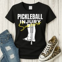 Pickleball Injury Survivor Funny Dink Player Team Paddleball Womens T-Shirt