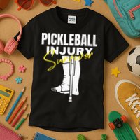Pickleball Injury Survivor Funny Dink Player Team Paddleball Kids T-Shirt